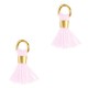 Mini Quaste Ibiza Style 0.7cm Gold-country pink
